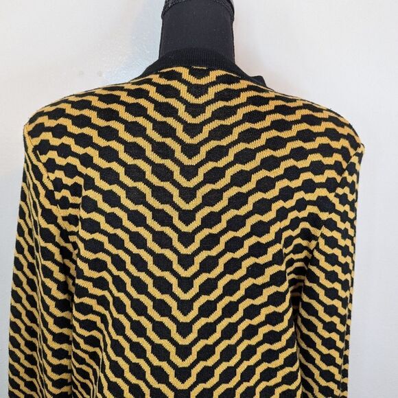 VTG Epic Steven Maximalist Retro Preppy Old Money Academia Mobwife Cardigan 6 - Picture 7 of 9